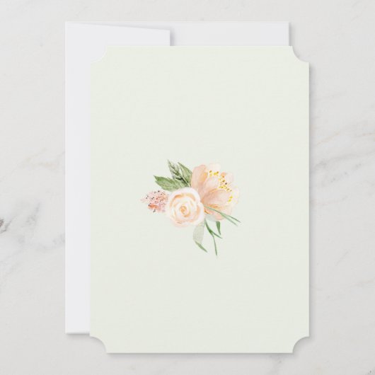 Roter Blaufuchs Einladung (Rückseite)