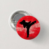 Roter Blitz-Knopf Button (Vorne & Hinten)