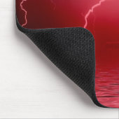 Roter Blitz Mousepad (Ecke)