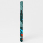 Roter Blossom Blume iPhone-Abdeckung iPhone Hülle (Rechte Seite)