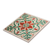 Roter Blossom Fliese (Seite)