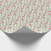 Roter Blossom Geschenkpapier (Ecke)
