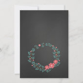 Roter Blumenkohl Bridal Dusche Einladung (Rückseite)