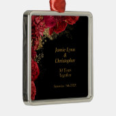 Roter Blumenzorn Ornament Aus Metall (Rechts)