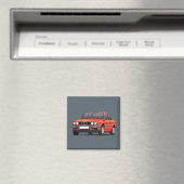 roter BMW E30 (3er-Reihe) Magnet (In Situ (Geschirrspüler))