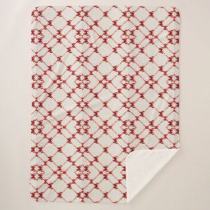 Roter Bogen-Decke: Stil & Komfort vereint Sherpadecke