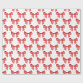 Roter Bogen der Wasserfarbe Geschenkpapier (Flach)