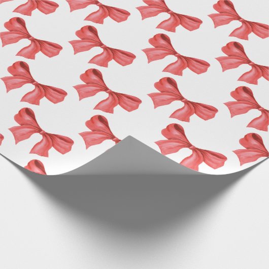 Roter Bogen der Wasserfarbe Geschenkpapier (Ecke)