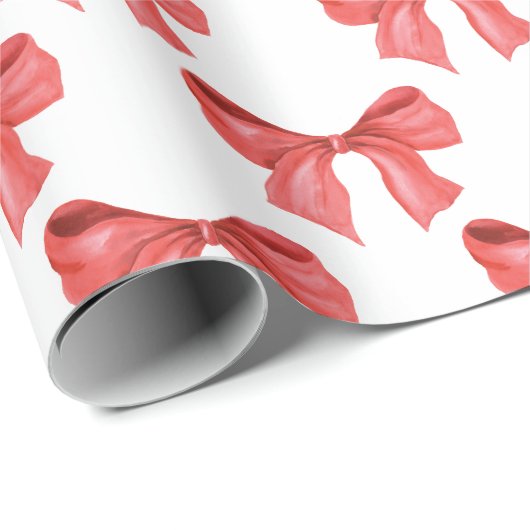 Roter Bogen der Wasserfarbe Geschenkpapier (Rolleneckpunkt)