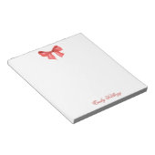 Roter Bogen der Wasserfarbe Notizblock (angewinkelt)