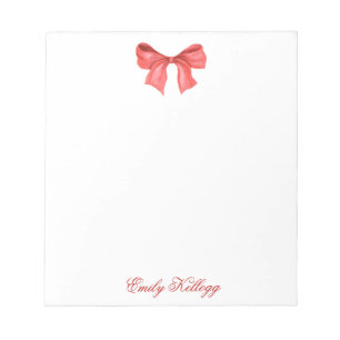 Roter Bogen der Wasserfarbe Notizblock