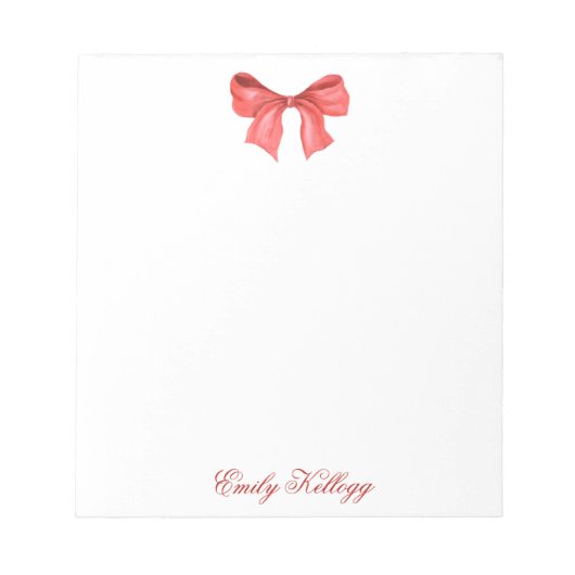 Roter Bogen der Wasserfarbe Notizblock (Vorderseite)