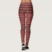 Roter Bogen-Feiertags-Leggings Leggings (Rückseite)