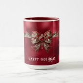 Roter Bogen Feiertags Tasse (Zentrum)