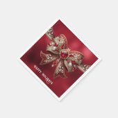 Roter Bogen Feiertagsserviette Serviette (Ecke)