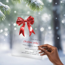 Roter Bogen klare Weihnachtsfeier