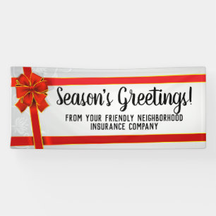 Roter Bogen-kundenspezifischer personalisierter Banner