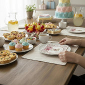 Roter Bogen Teddy Bär Baby Shower Servietten