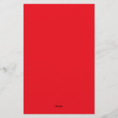 Roter Bogen und Weihnachtsgrußkarten-Set Briefpapier (Rückseite)