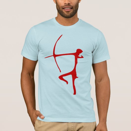 Roter Bogenschütze-T - Shirt (Vorderseite)