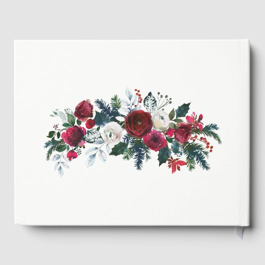 Roter Bordeaux-Blumenladen Gästebuch (Rückseite)