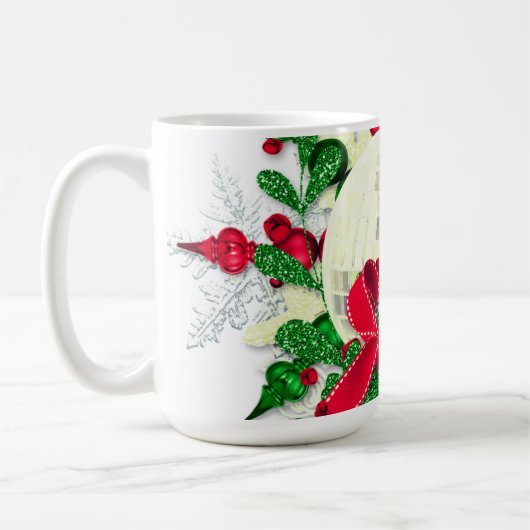 Roter Bow und Holly Kaffeetasse (Links)