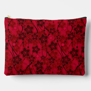 Roter brauner, rustikaler Modedesign Retro Zubehörtasche