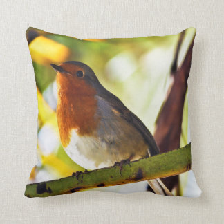 Roter Brustvogel 2 Robins Kissen