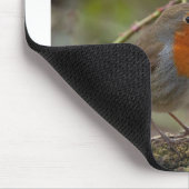 Roter Brustvogel Mousepad (Ecke)