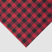 Roter Büffel-Karo mit Wäsche-Beschaffenheit Seidenpapier (Ausschnitt)