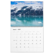 Roter Büffel-Karo-Moderner Schriftname Foto Kalender (Mär 2027)
