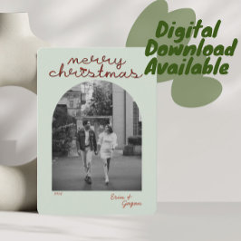 Roter Bug Weihnachtskarte Einladung