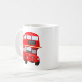 Roter Bus Kaffeetasse (Vorderseite Links)