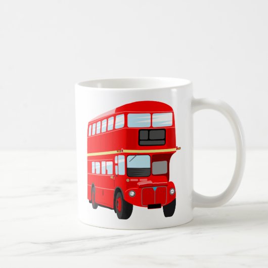Roter Bus Kaffeetasse (Rechts)