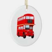 Roter Bus Keramikornament (Rechts)