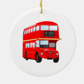 Roter Bus Keramikornament (Hinten)
