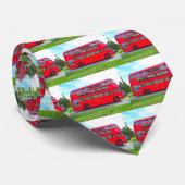 ROTER BUS KRAWATTE (Gerollt)