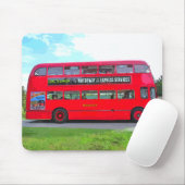 ROTER BUS MOUSEPAD (Mit Mouse)