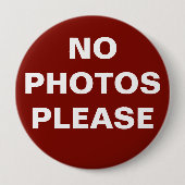 Roter Button "Kein Foto bitte" Button-On (Vorderseite)