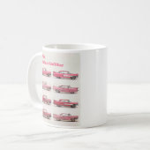 ROTER CADILLAC KAFFEETASSE (Vorderseite Links)