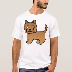 Roter Cairn Terrier Süßer Cartoon-Hund T-Shirt
