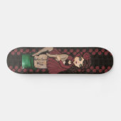 Roter Caped Quantum SüsseSkateboard Skateboard (Horizontal)