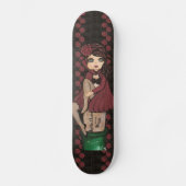 Roter Caped Quantum SüsseSkateboard Skateboard (Vorderseite)