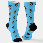 Roter Cartoon Socken (Gewinkelt)