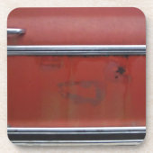 Roter Chevy Getränkeuntersetzer (Vorderseite)