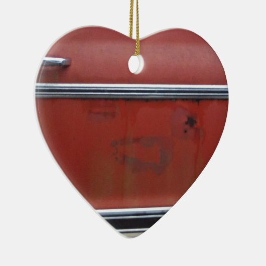 Roter Chevy Keramik Ornament (Rechts)