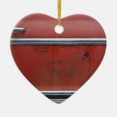 Roter Chevy Keramik Ornament (Vorne)