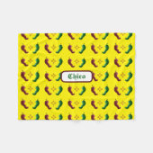 Roter Chile Grün Chile Zia Fleecedecke (Vorderseite (Horizontal))