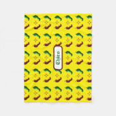 Roter Chile Grün Chile Zia Fleecedecke (Vorderseite)