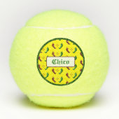 Roter Chile Grün Chile Zia Tennisbälle (Vorderseite)